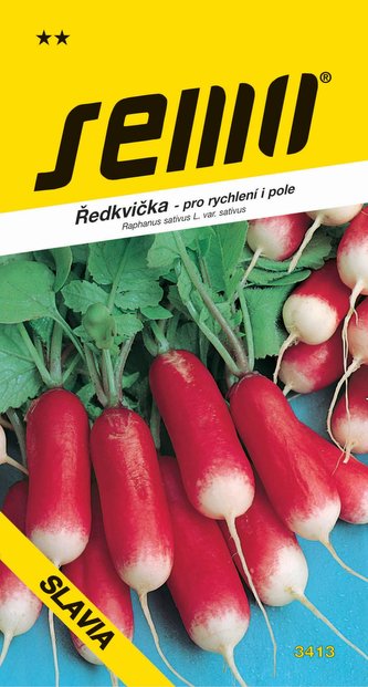 Ředkvička čb - Slavia rychl, pole podl. 5g