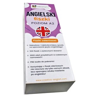 Angielski fiszki zdaniowe Poziom A2