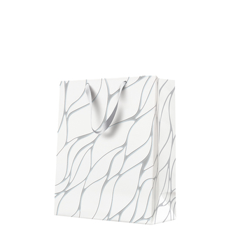 Dárková taška Premium Fluid Waves, large - 26,5x33,5x13 cm