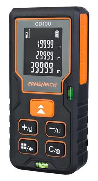 Laserový měřič Ermenrich Reel GD100