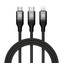 Nillkin Datový Kabel Swift Pro 3v1 1,5m Black