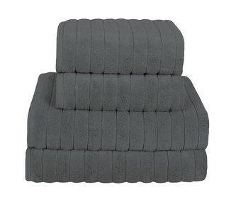 Ručník nebo osuška, Mikrobavlna Deluxe, grafitová 50 x 95 cm