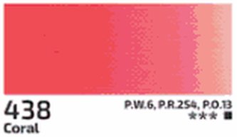 Akrylová barva Rosa 75ml – 438 coral
