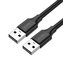 UGREEN kabel USB 2.0 (samec) - kabel USB 2.0 (samec) 2 m černý (US128 10311)