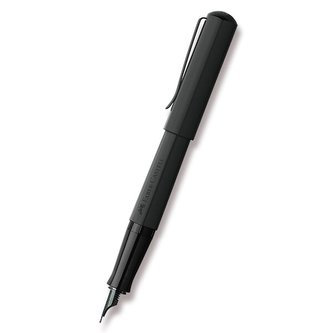 Faber-Castell Hexo Black Matt plnicí pero hrot F