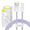 Kabel USB pro Lightning Baseus řady Dynamic 2, 2,4 A, 1 m (fialový)