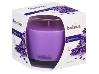 Bolsius Aromatic 2.0 Sklo 95x95mm Lavender, vonná svíčka