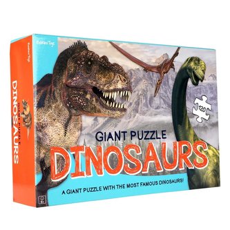Puzzle podłogowe dinozaury 120el Puzzle podłogowe dinozaury 120el
