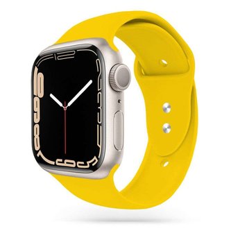 Pásek IconBand pro Apple Watch 4/5/6/7/8/SE/Ultra (42/44/45/49 mm) žlutý