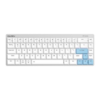 Bezdrátová mechanická klávesnice Dareu EK868 Bluetooth (bílo-modrá) Bezdrátová mechanická klávesnice Dareu EK868 Bluetooth (bílo-modrá)