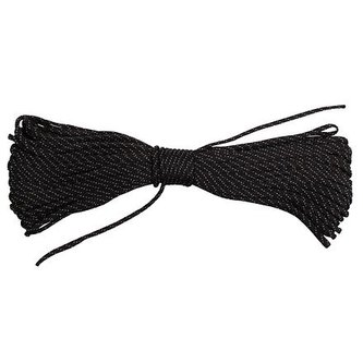 7Core polypropylenové lano 31 m, 4 mm barva černá