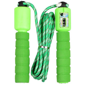 JR 34 švihadlo s počítadlem, nastavitelná délka zelená varianta 25268