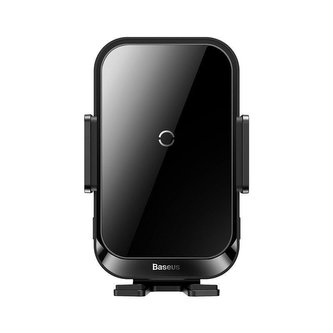 Univerzální držák do auta Baseus Halo s bezdrátovým nabíjením 15W černý