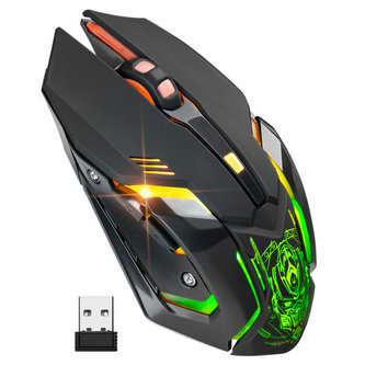 Bezdrátová myš počítačová myš k notebooku PC Defender Trigger GM-934 podsvícená