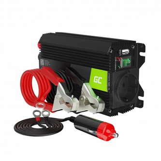 Green Cell - Měnič napětí Inwerter PRO 12V na 230V 300W / 600W Modifikovaná sinusovka