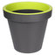 Metro Twist 'n' Roll květináč antracitová-hr.zelená průměr 29 cm