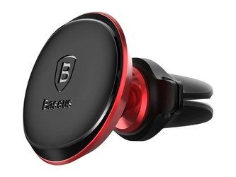 Baseus Magnetic Air Vent magnetický držák do auta na mřížku Red