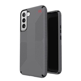 Speck Presidio2 Grip – Pouzdro pro Samsung Galaxy S22+ s MICROBAN (Graphite Grey/Black