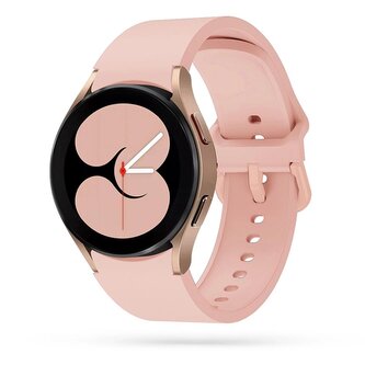 IconBand Gumový řemínek pro Samsung Galaxy Watch 4/5/5 PRO (40/42/44/45/46 MM) Pink Sand