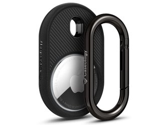 Spigen Caseology Vault Apple Airtag Keyring Case Case Black