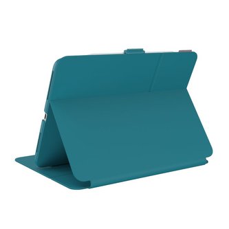 Speck Balance Folio - pouzdro pro iPad Pro 11" (2022-2018) / iPad Air 10,9" (5.-4. generace) (2022-2020) s MICROBANem s magnetem a stojánkem (Deep Sea Teal/Clou