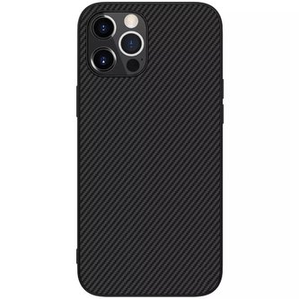 Pancéřový kryt Nillkin Synthetic Fiber Case pro iPhone 12 Pro černý Pancéřový kryt Nillkin Synthetic Fiber Case pro iPhone 12 Pro černý