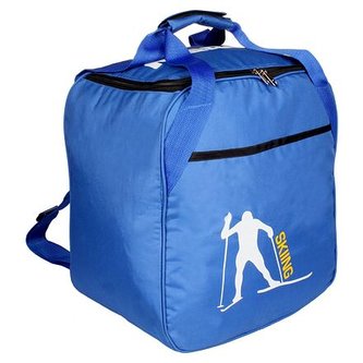 Ski Rucksack taška na helmu a lyžáky modrá balení 1 ks