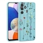 Pouzdro Back Case Floral Tech Protect Samsung A546B Galaxy A54 5G, barva modrá