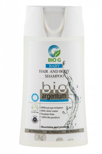 Bio G For Kids Bio dětský šampon na vlasy i tělo s koloidním stříbrem 200 ml
