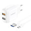 Rychlonabíječka Foneng 2x USB EU36 + USB Micro kabel