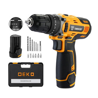Akumulátorová příklepová vrtačka Deko Tools DKCD12ID01-5S3 12V