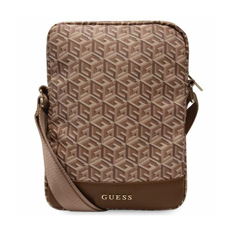 Guess GCube Stripe Tablet Bag - taška na 10" tablet (hnědá)