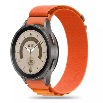 NYLON PRO SAMSUNG GALAXY HODINKY 4 / 5 / 5 PRO (40 / 42 / 44 / 45 / 46 MM) ORANŽOVÉ