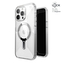 Speck Presidio Perfect-Clear Grip ClickLock & Magsafe - pouzdro pro iPhone 15 Pro Max (Clear / Chrome Finish / Serene Silver)