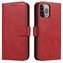 Magnet Case elegantní kryt pouzdra s chlopní a funkcí stojánku iPhone 14 Plus červený