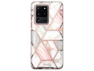 Etui Supcase Cosmo pro Samsung Galaxy S20 Ultra Marble Pink