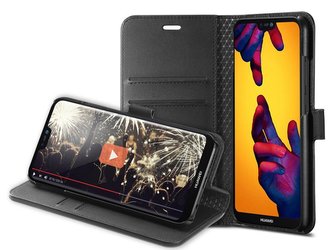 Etui Spigen Wallet S portfolio Huawei P20 Lite černá