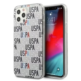 Pouzdro na telefon US Polo USHCP12LPCUSPA6 pro Apple iPhone 12 Pro Max bílá/bílá Logo Mania Collection Pouzdro na telefon US Polo USHCP12LPCUSPA6 pro Apple iPhone 12 Pro Max bílá/bílá Logo Mania Collection