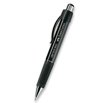 Kuličkové pero Faber-Castell Grip Plus Ball 1407 M, 1,0 mm, výběr barev černá
