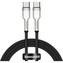 Kabel USB-C Baseus Cafule, 100W, 1m (černý)
