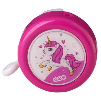 ZOO zvonek na kolo růžová balení 1 ks