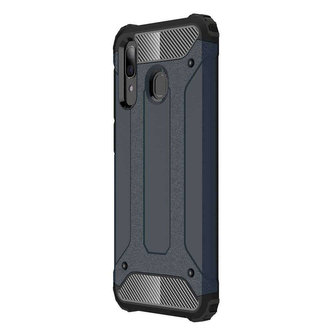 Hybrid Armor Case Hybrid Armor Cover pro Samsung Galaxy A30 Blue