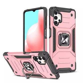 Wozinsky Ring Armour Tvrzené hybridní pouzdro s magnetickým krytem Samsung Galaxy A73 Gold