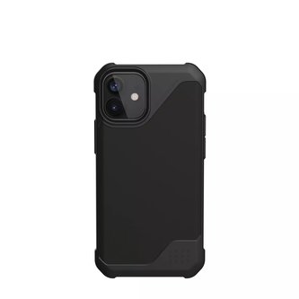 UAG Metropolis LT LTHR ARMR - kožené ochranné pouzdro pro iPhone 12 mini (černé) [go] [P]