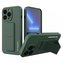 Wozinsky Kickstand Case silikonové pouzdro se stojánkem pro iPhone 13 tmavě zelené