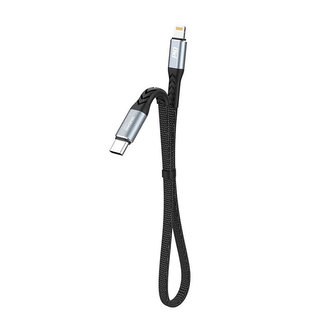 Kabel USB-C na Lightning Dudao 20W PD 0,23 m (černý)