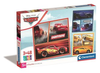 Puzzle 3x48 dílků Square Disney Cars Puzzle 3x48 dílků Square Disney Cars