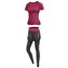 Runner Long 2W fitness set plum velikost oblečení M