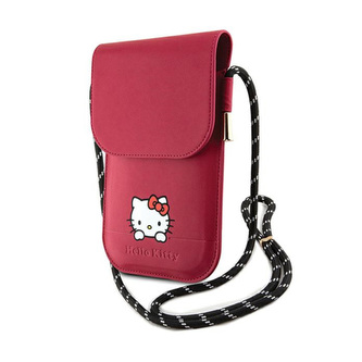 Hello Kitty Leather Daydreaming Cord - telefonní taška (růžová)