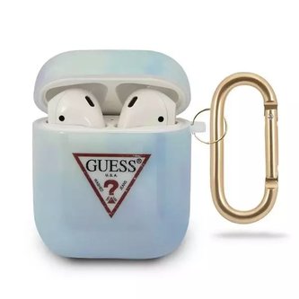 Guess GUACA2TPUMCGC02 kryt AirPods niebieski/blue Tie